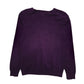 Womens Purple Tommy Hilfiger  V Neck Jumper