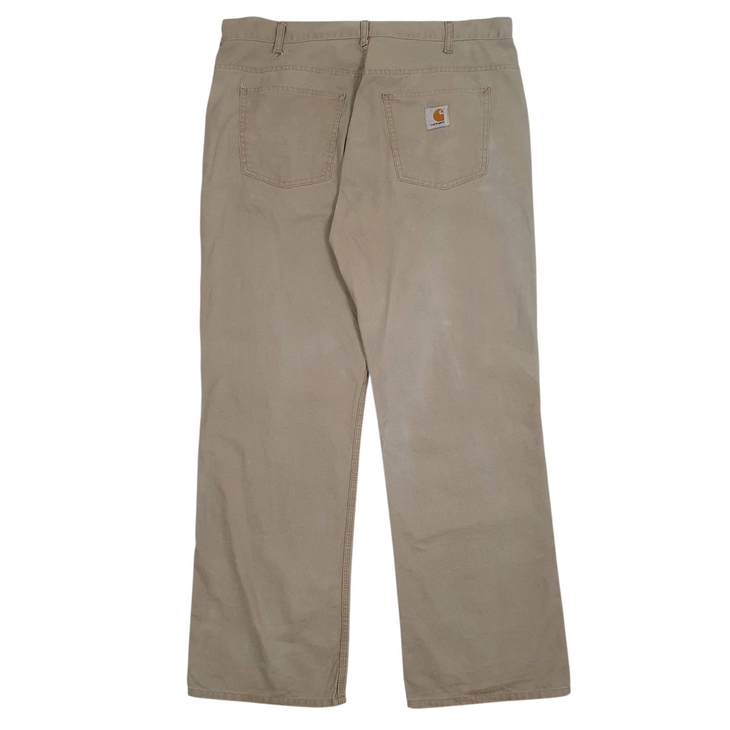 Mens Beige Carhartt Workwear  Trousers