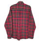 Mens Red L.L.Bean Flannel  Shirt