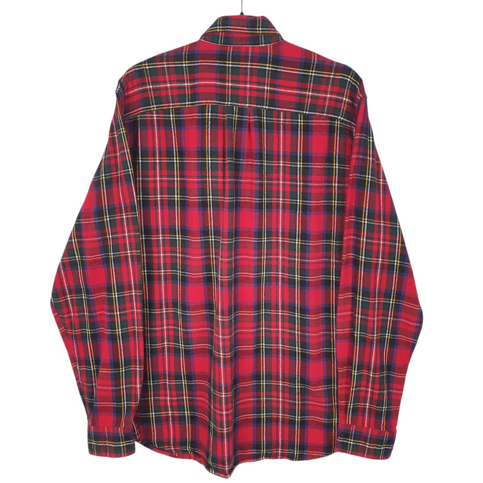 Mens Red L.L.Bean Flannel  Shirt