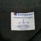 Mens Black Champion Fleece Button Up Hoodie Coat