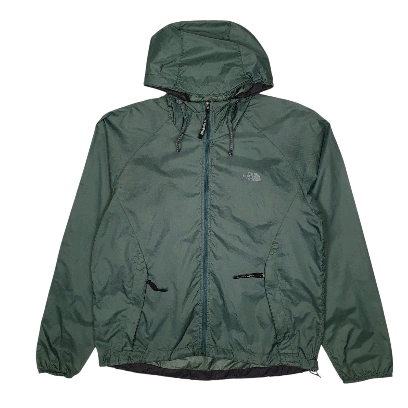 Mens Green The North Face Lightweight Packable  Coat