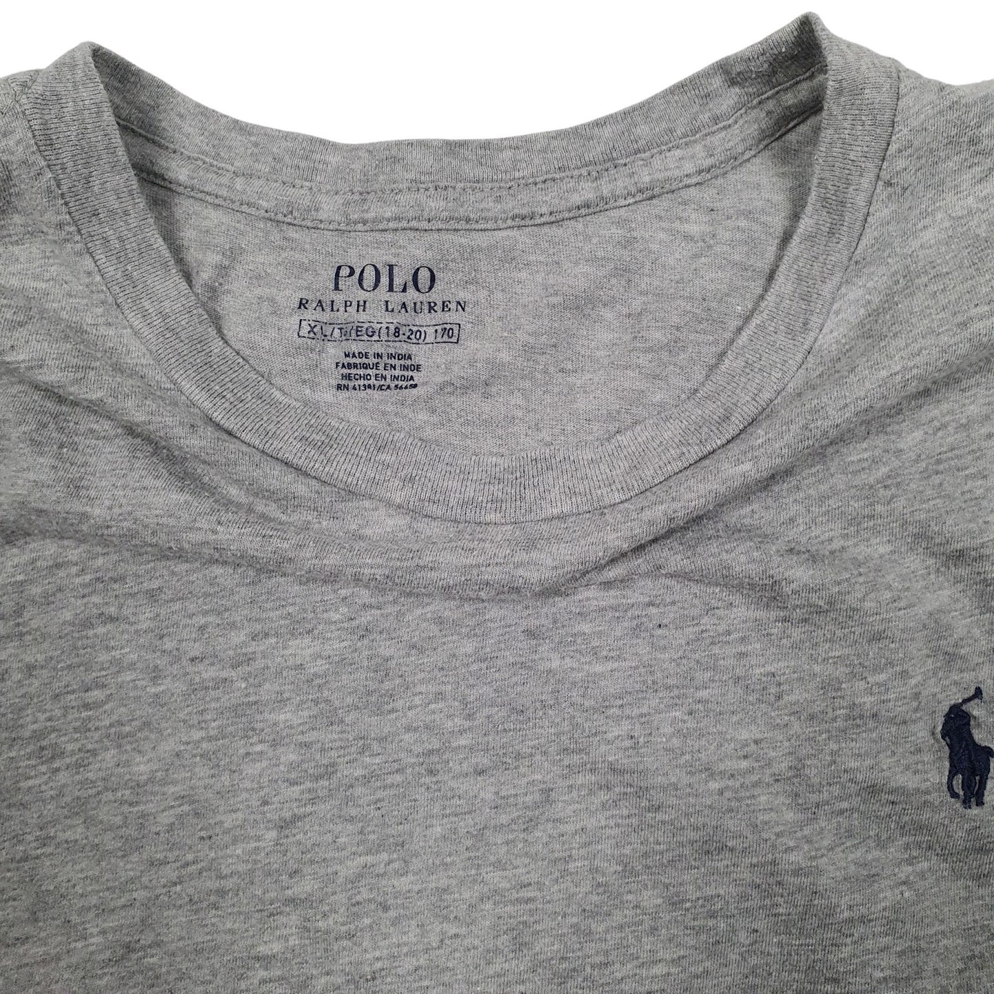 Mens Grey Polo Ralph Lauren   T Shirt