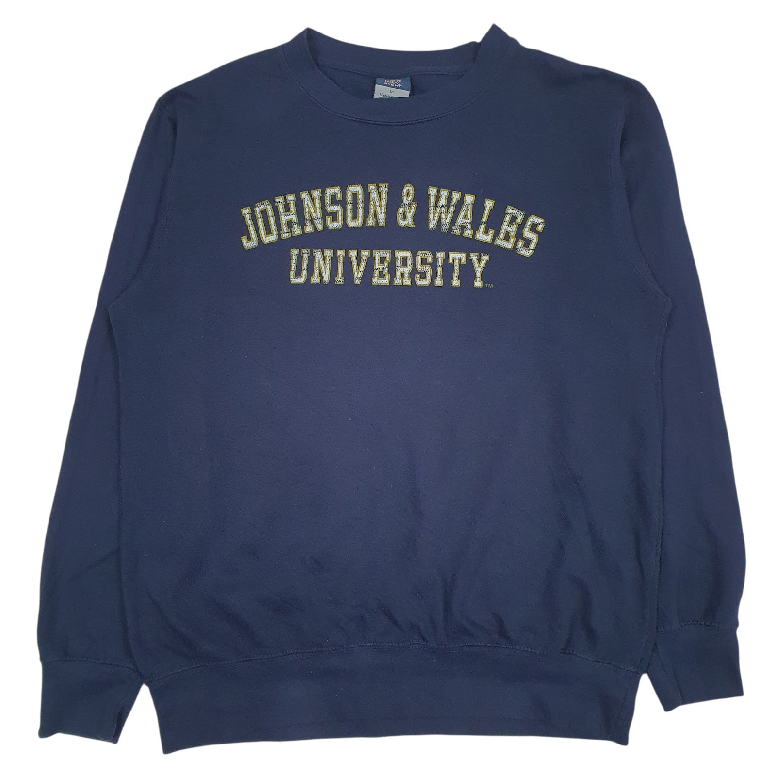Mens Navy MV Sport Johnson & Wales University Crewneck Jumper
