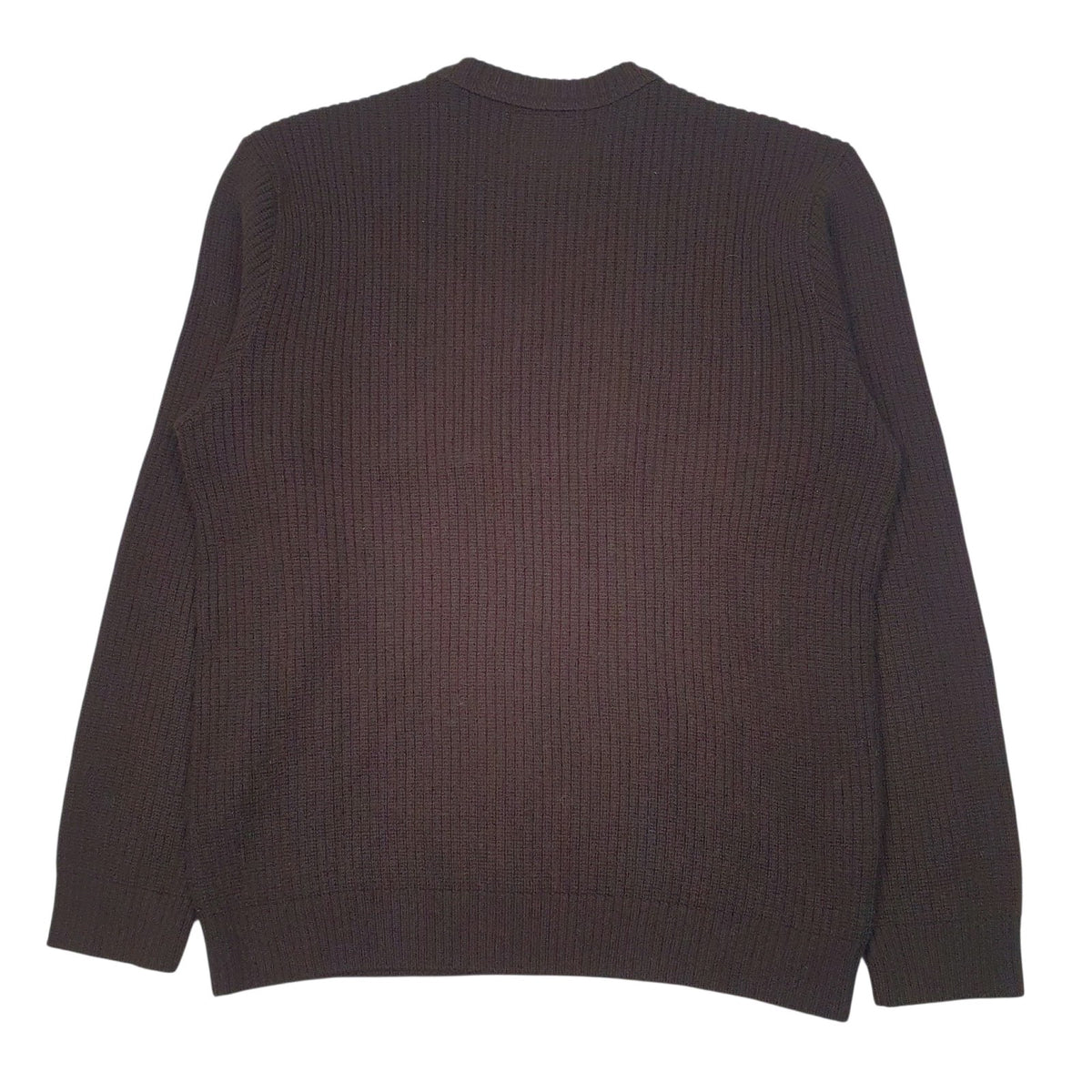 Mens Brown Enrico Coveri Knit Crewneck Jumper