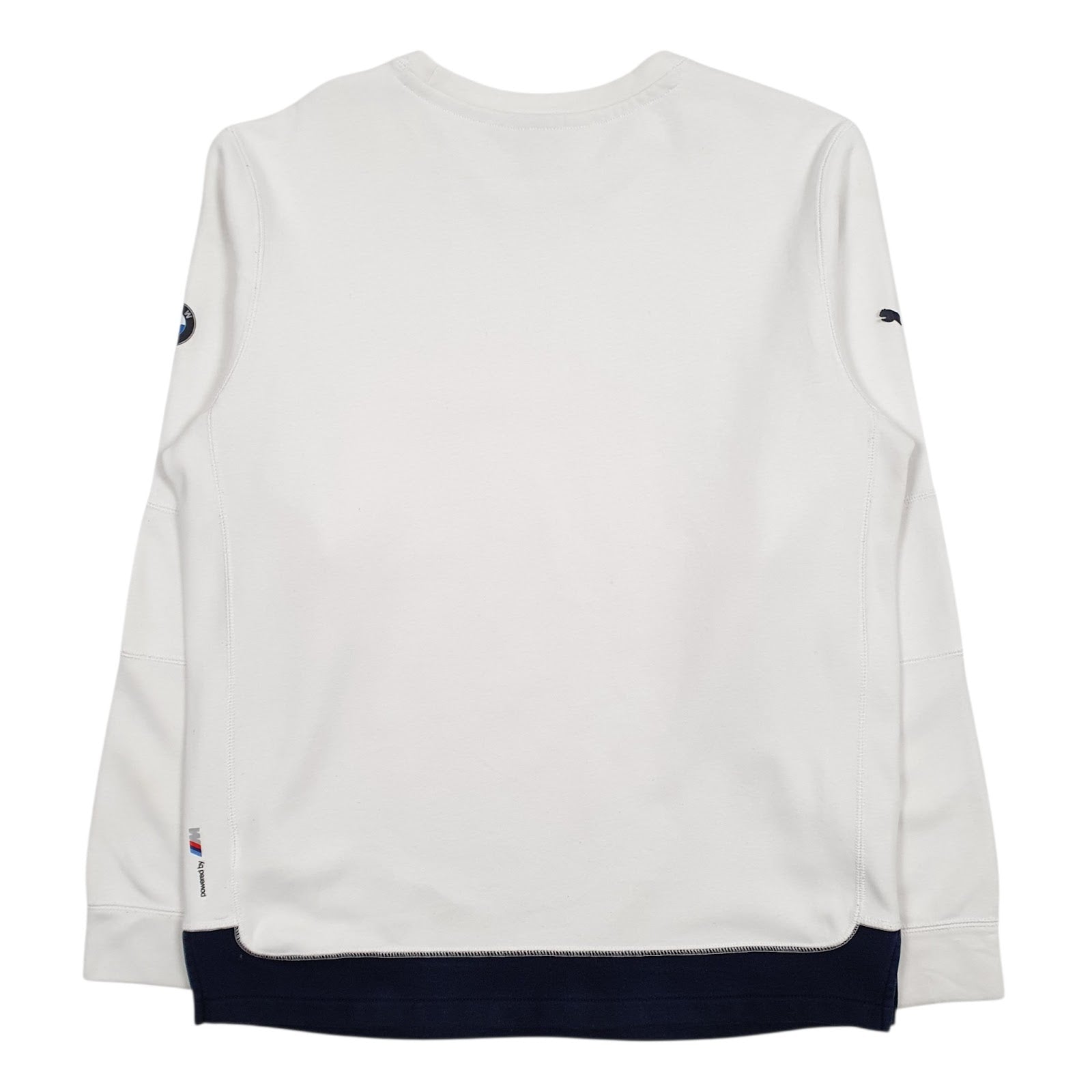 Mens White Puma BMW Motorsport Crewneck Jumper