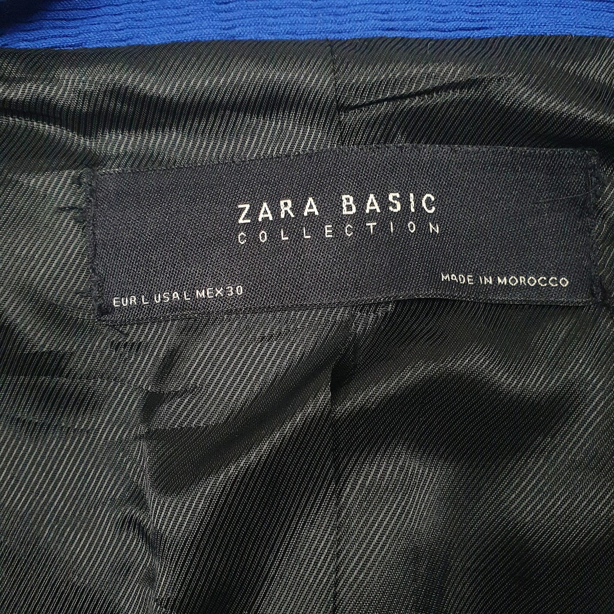 Womens Blue Zara   Coat