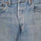 Mens Blue Levis Distressed  Jeans