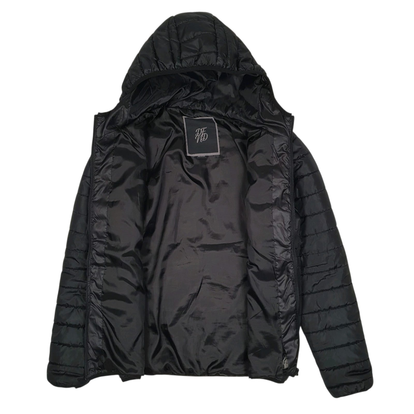 Mens Black DFND   Coat