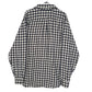 Mens Black Martin Box Flannel Made In Italy  Shirt