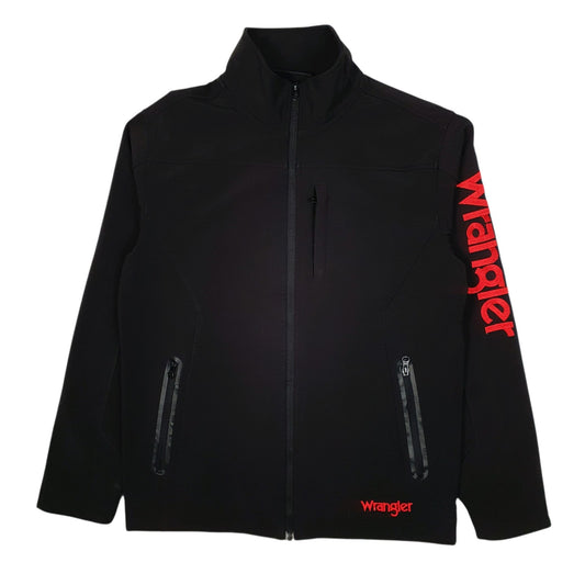 Mens Black Wrangler Windbreaker  Coat