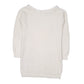 Womens Cream Misguided Longline Crewneck Jumper
