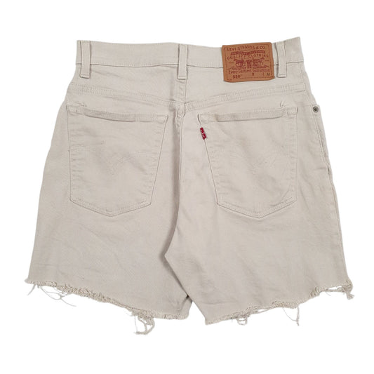 Womens Beige Levis 550 Vintage 90s  Shorts