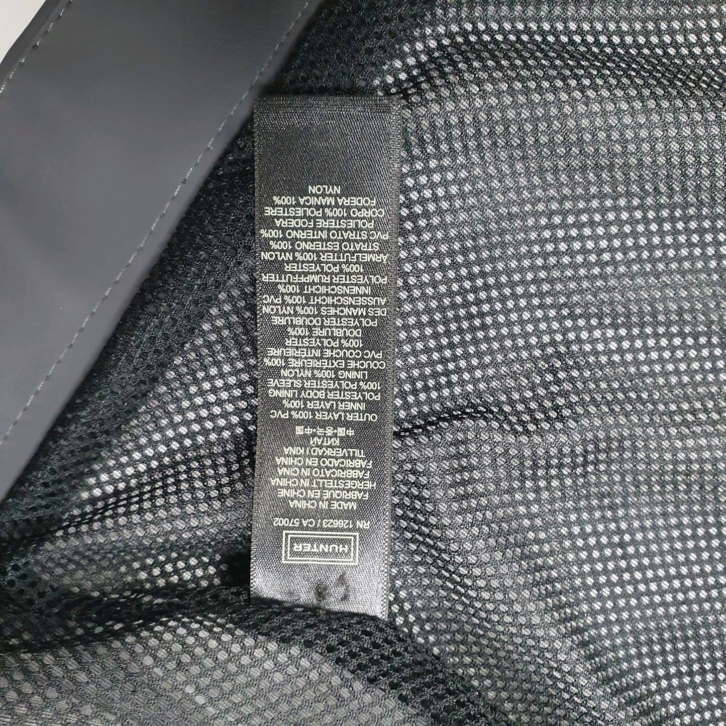 Mens Grey Hunter PVC Rain Coat  Coat