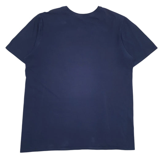 Mens Navy Nike MLB Milwaukee Brewers Baseball  T Shirt