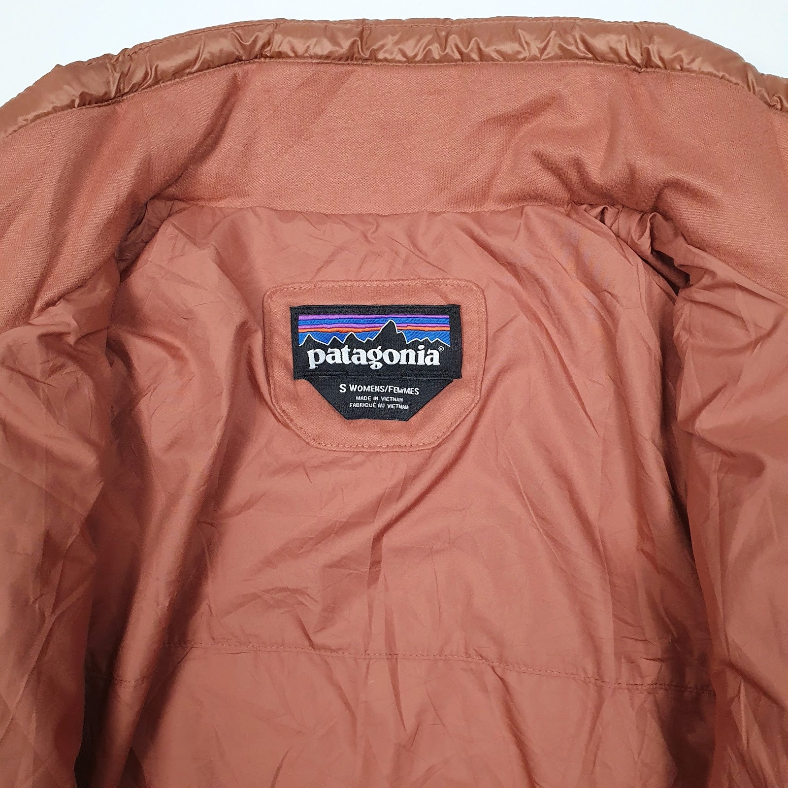Womens Orange Patagonia Radalie Quilted  Coat