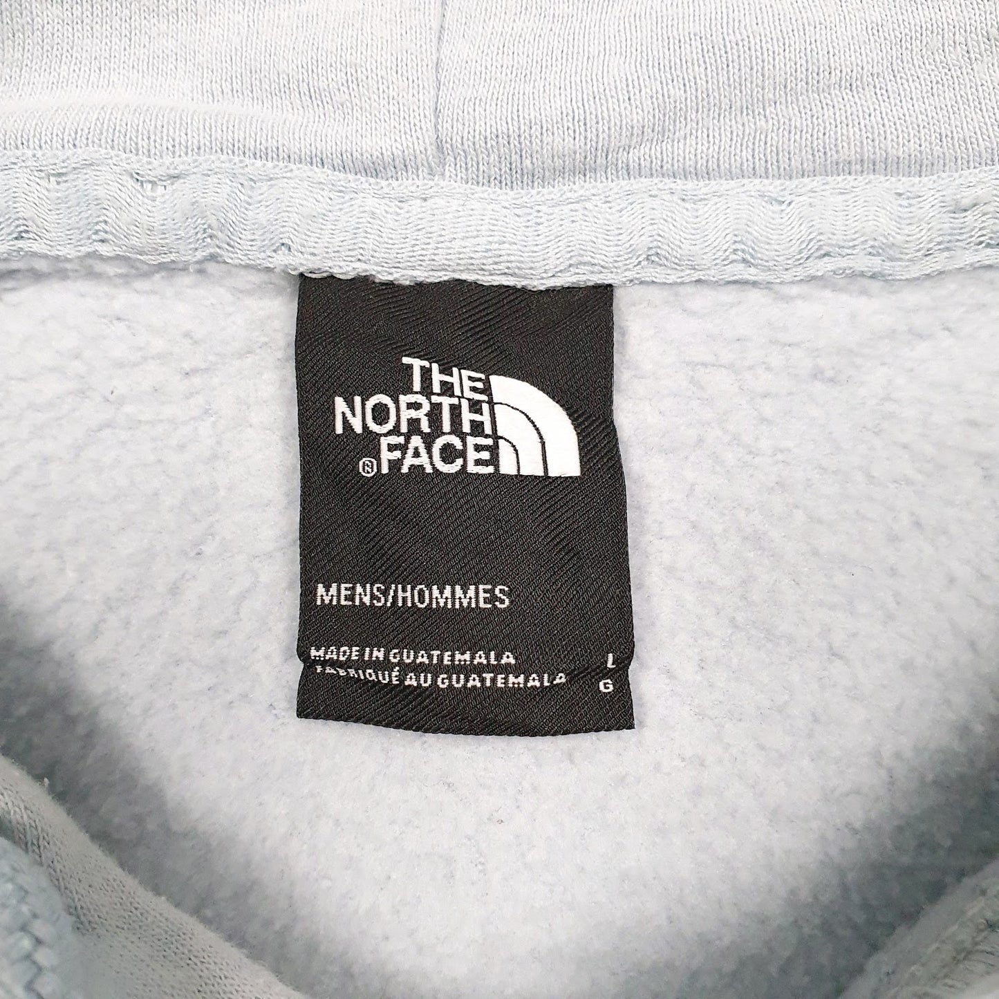Mens Blue The North Face Spellout Hoodie Jumper