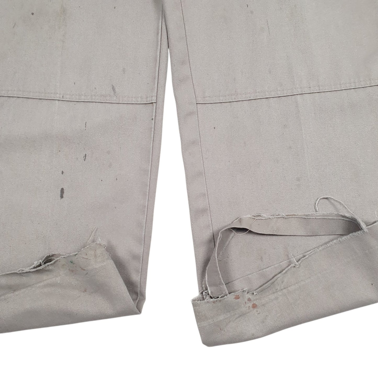 Mens Grey Dickies Workwear Double Knee Crewneck Trousers