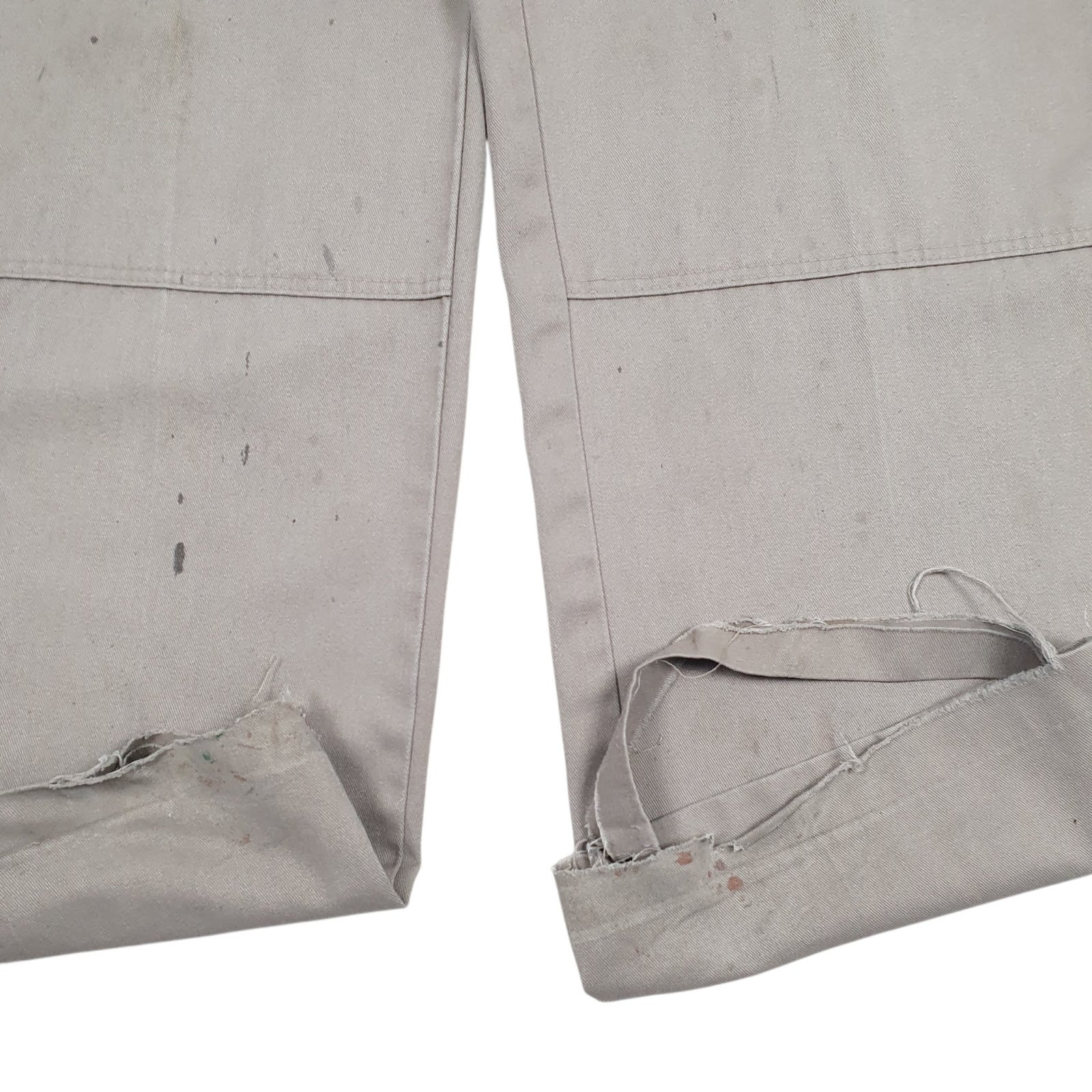 Mens Grey Dickies Workwear Double Knee Crewneck Trousers
