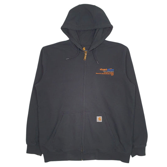 Mens Black Carhartt  Full Zip Jumper