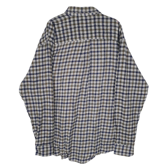 Mens Green J&P Brothers Vintage Flannel  Shirt