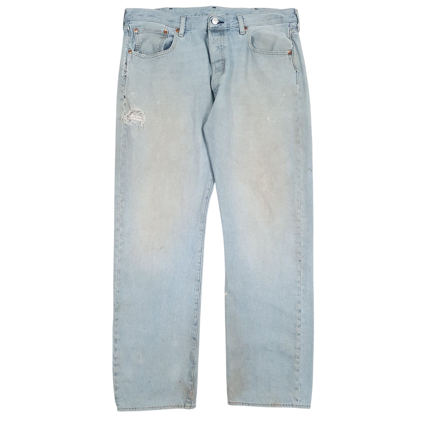 Mens Blue Levis  501 JeansW38 L32