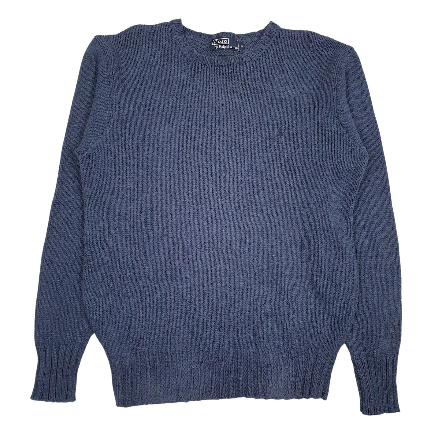 Mens Blue Polo Ralph Lauren Knitwear Crewneck Jumper