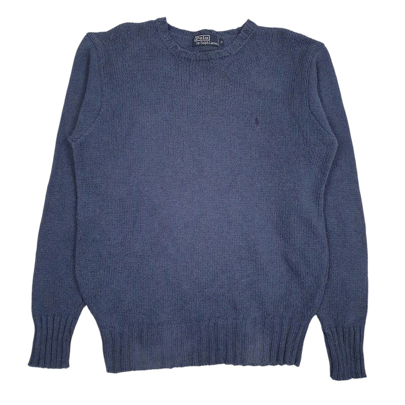 Mens Blue Polo Ralph Lauren Knitwear Crewneck Jumper