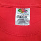 Mens Red Fruit Of The Loom Cooperstown New York  T Shirt