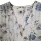 Womens White New Fast Lightweight Floral  Shirt