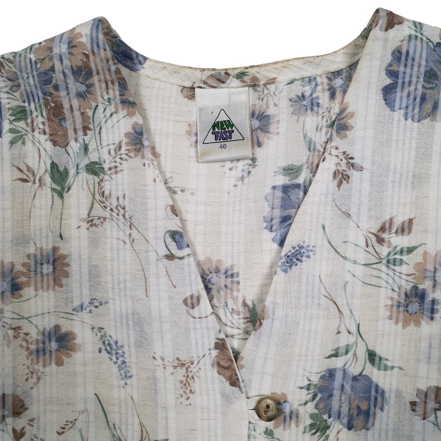 Womens White New Fast Lightweight Floral  Shirt