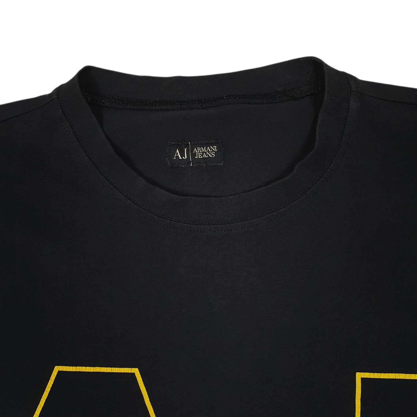 Mens Navy Armani Jeans   T Shirt