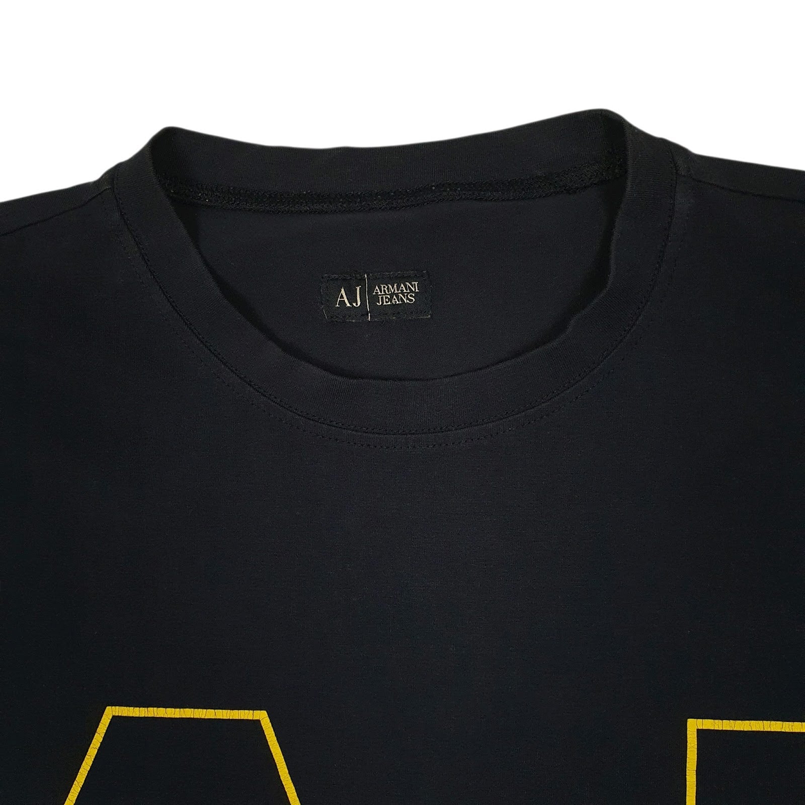 Mens Navy Armani Jeans   T Shirt