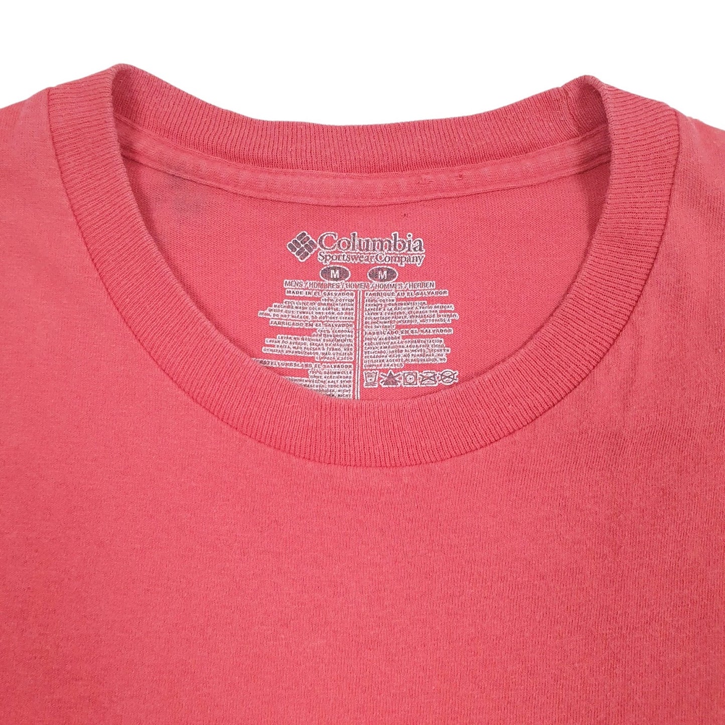 Mens Red Columbia Sportswear Company   T Shirt
