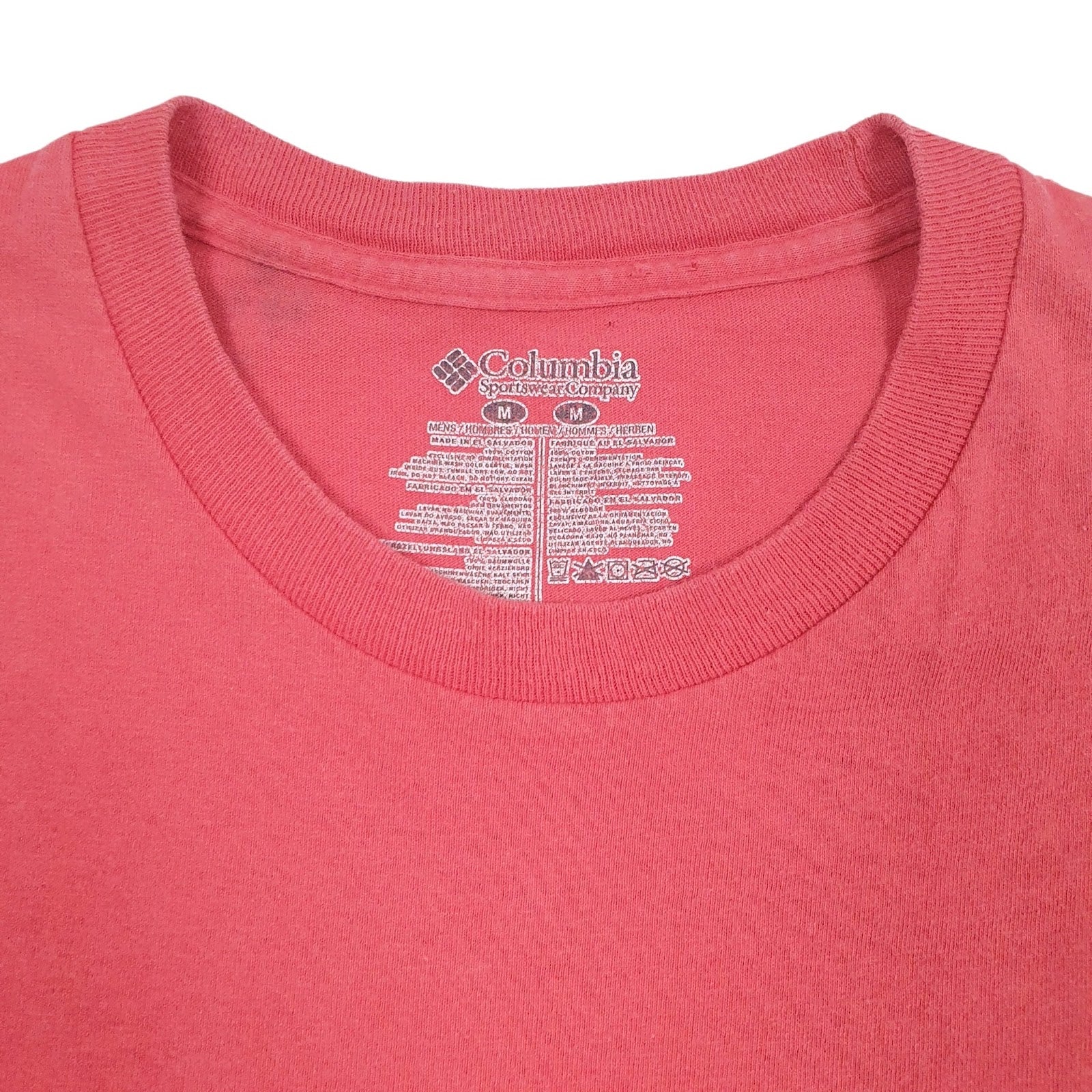 Mens Red Columbia Sportswear Company   T Shirt