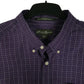 Mens Purple Eddie Bauer Tall  Shirt
