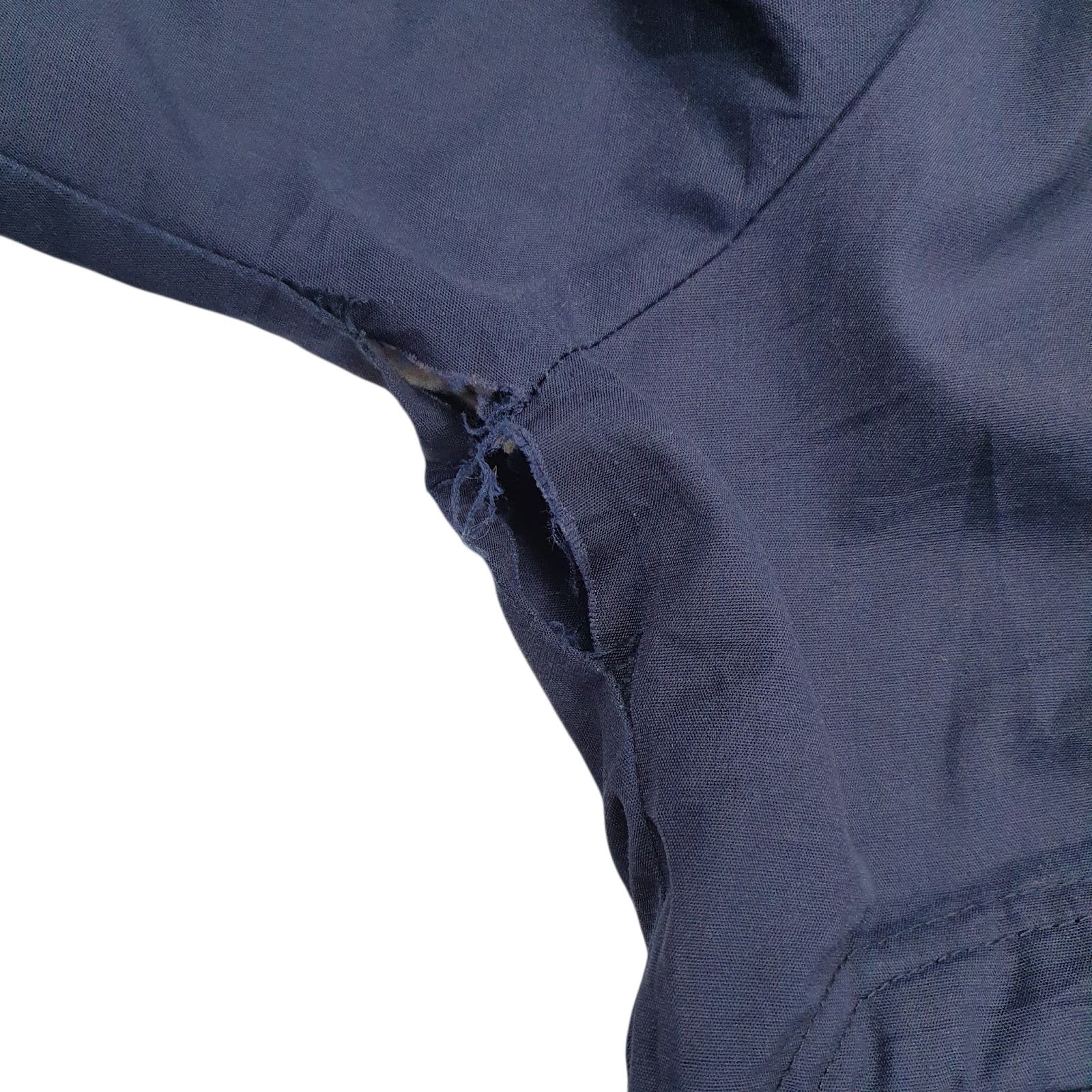 Mens Navy Wrangler Racing Team Sherpa Lined  Coat