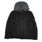 Mens Black Levis Military Bomber  Coat