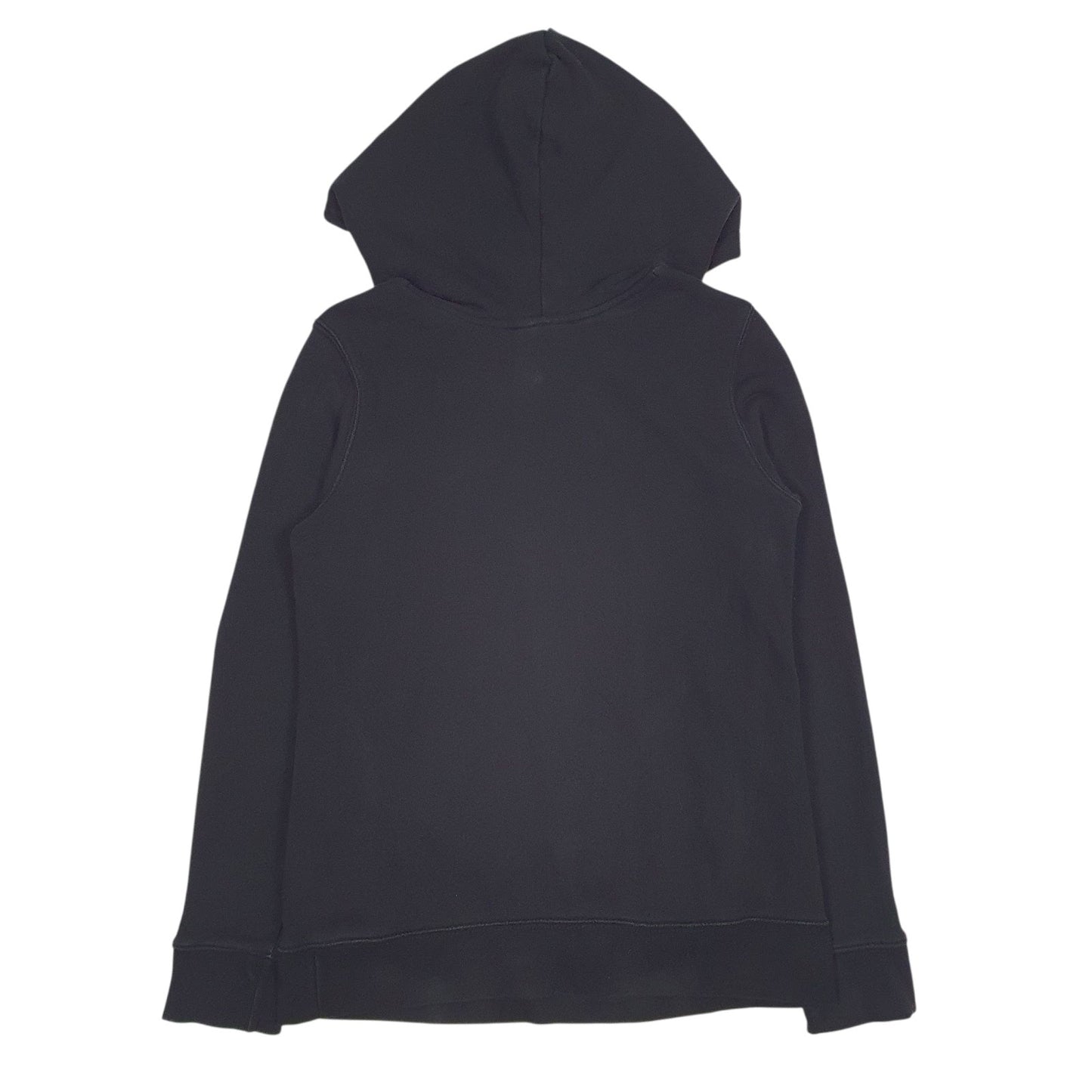 Womens Black Adidas Spellout Hoodie Jumper