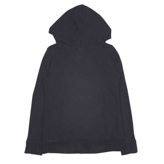 Womens Black Adidas Spellout Hoodie Jumper