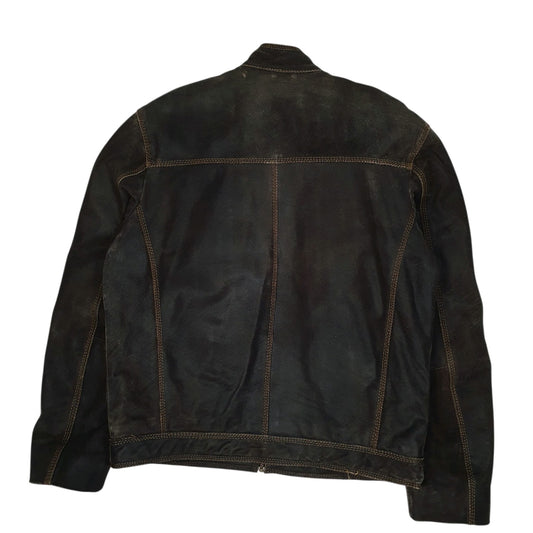 Mens Brown Hel Vintage  Coat