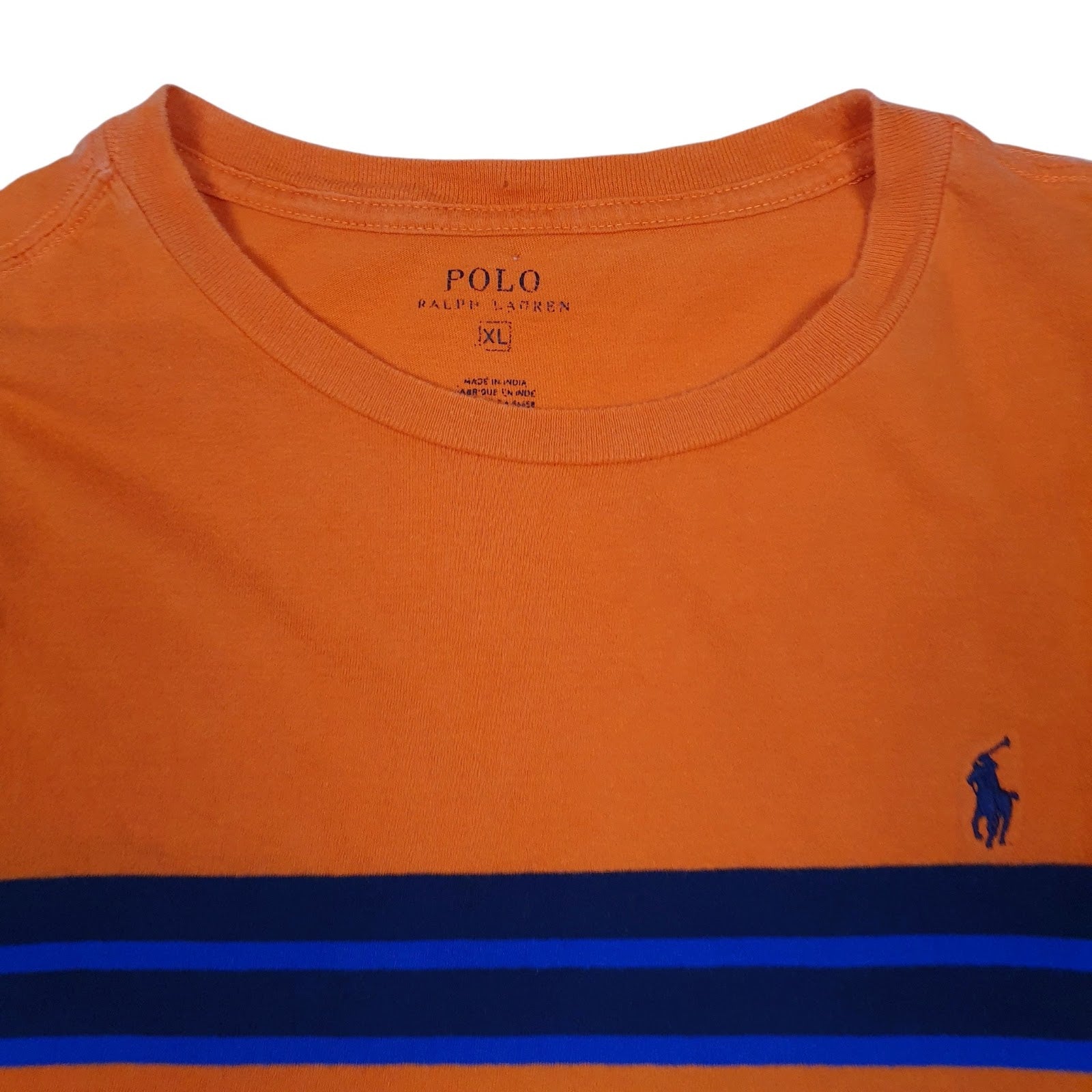 Mens Orange Polo Ralph Lauren   T Shirt