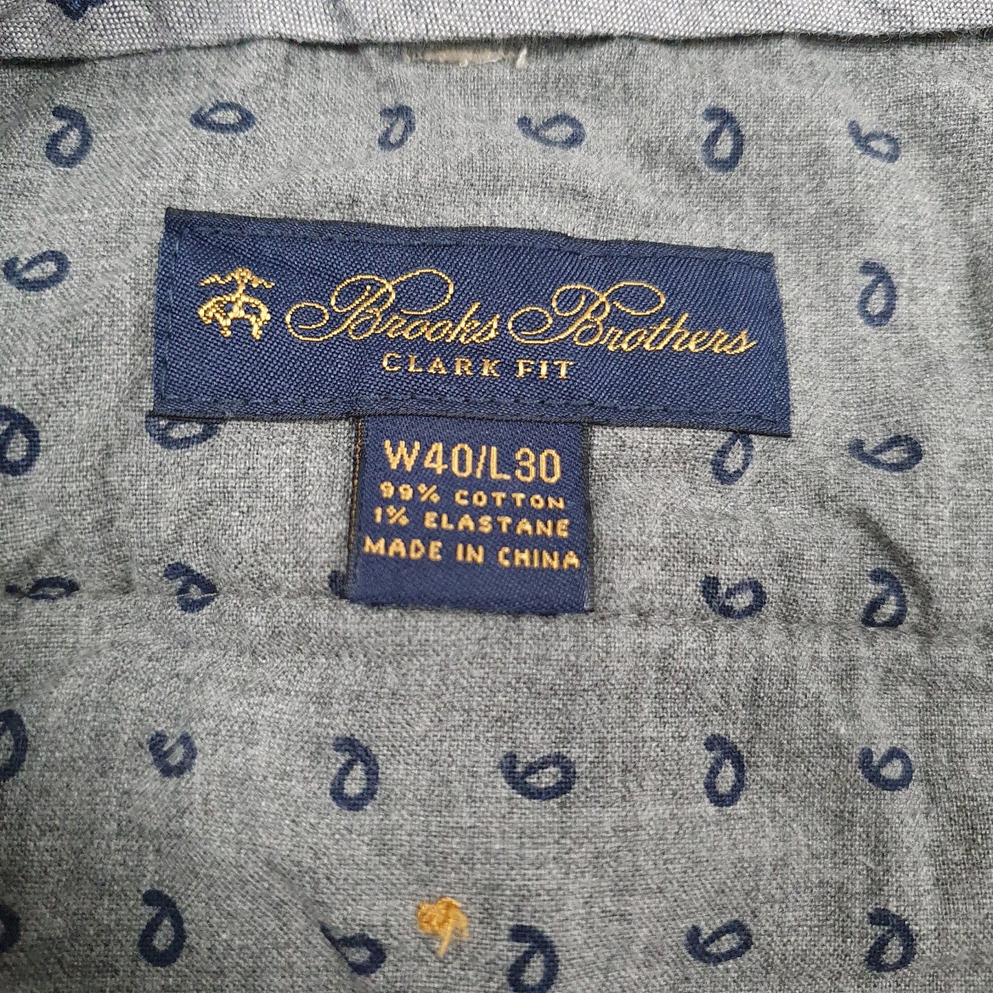 Mens Brown Brooks Brothers Clark  Trousers
