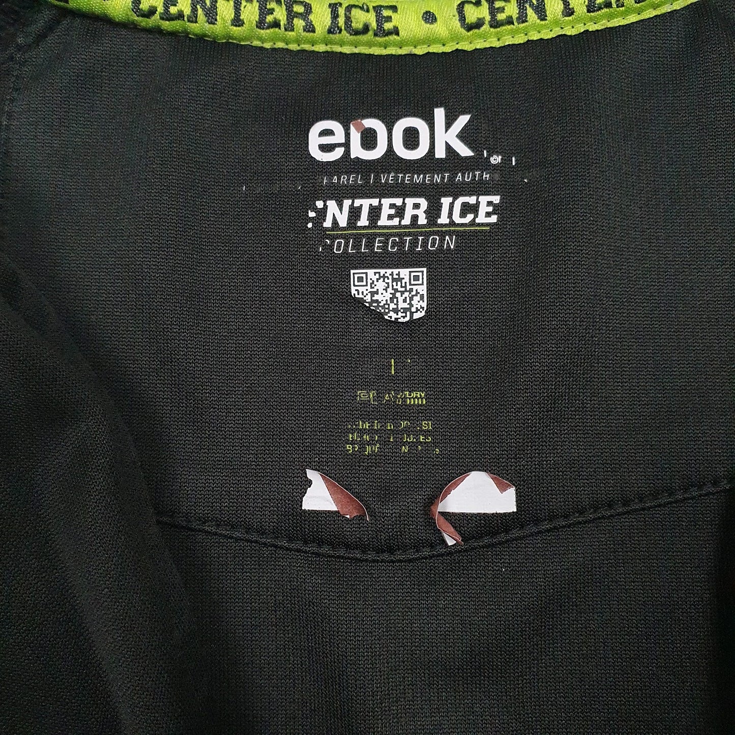 Mens Black Reebok NHL Chicago Blackhawks Quarter Zip Jumper