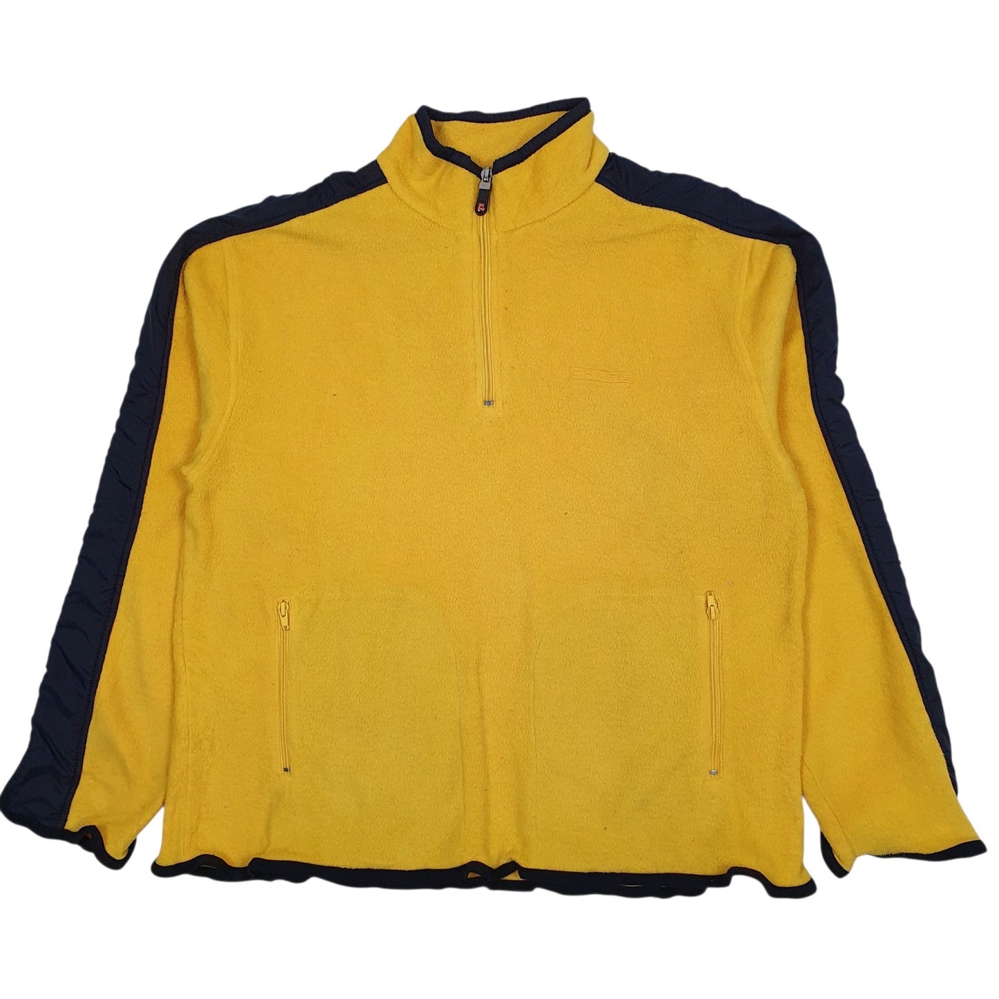 Mens Yellow Chaps  Quarter Zip Jumper