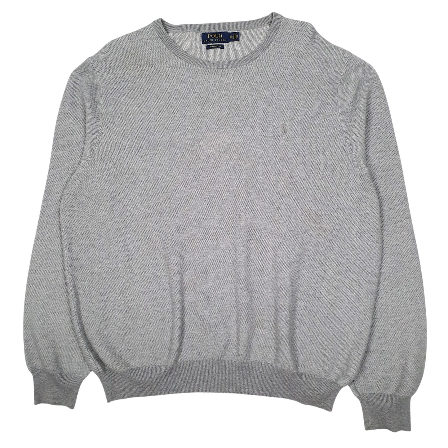 Mens Grey Polo Ralph Lauren  Crewneck Jumper