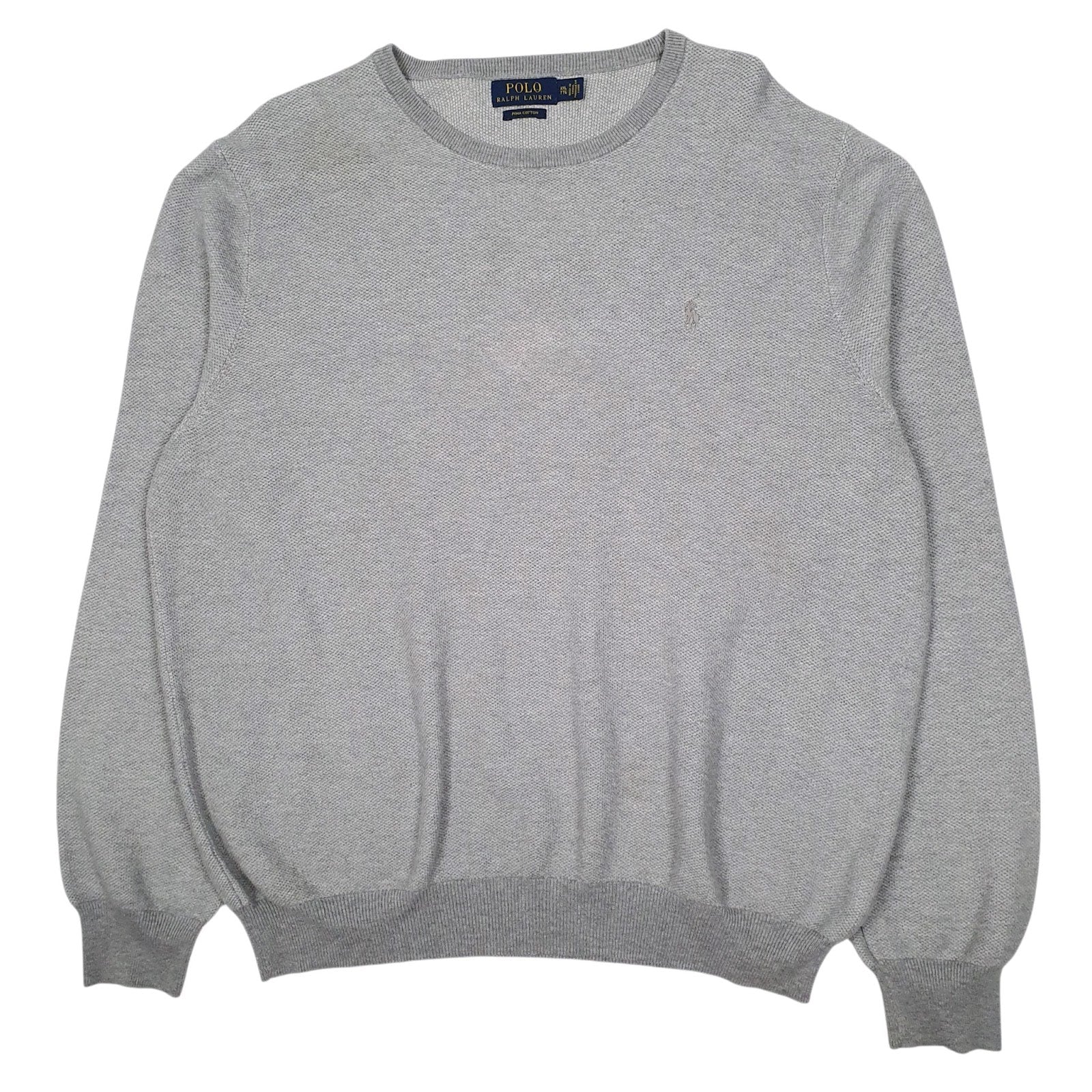 Mens Grey Polo Ralph Lauren  Crewneck Jumper