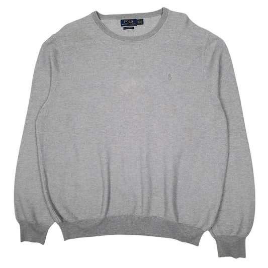 Mens Grey Polo Ralph Lauren  Crewneck Jumper