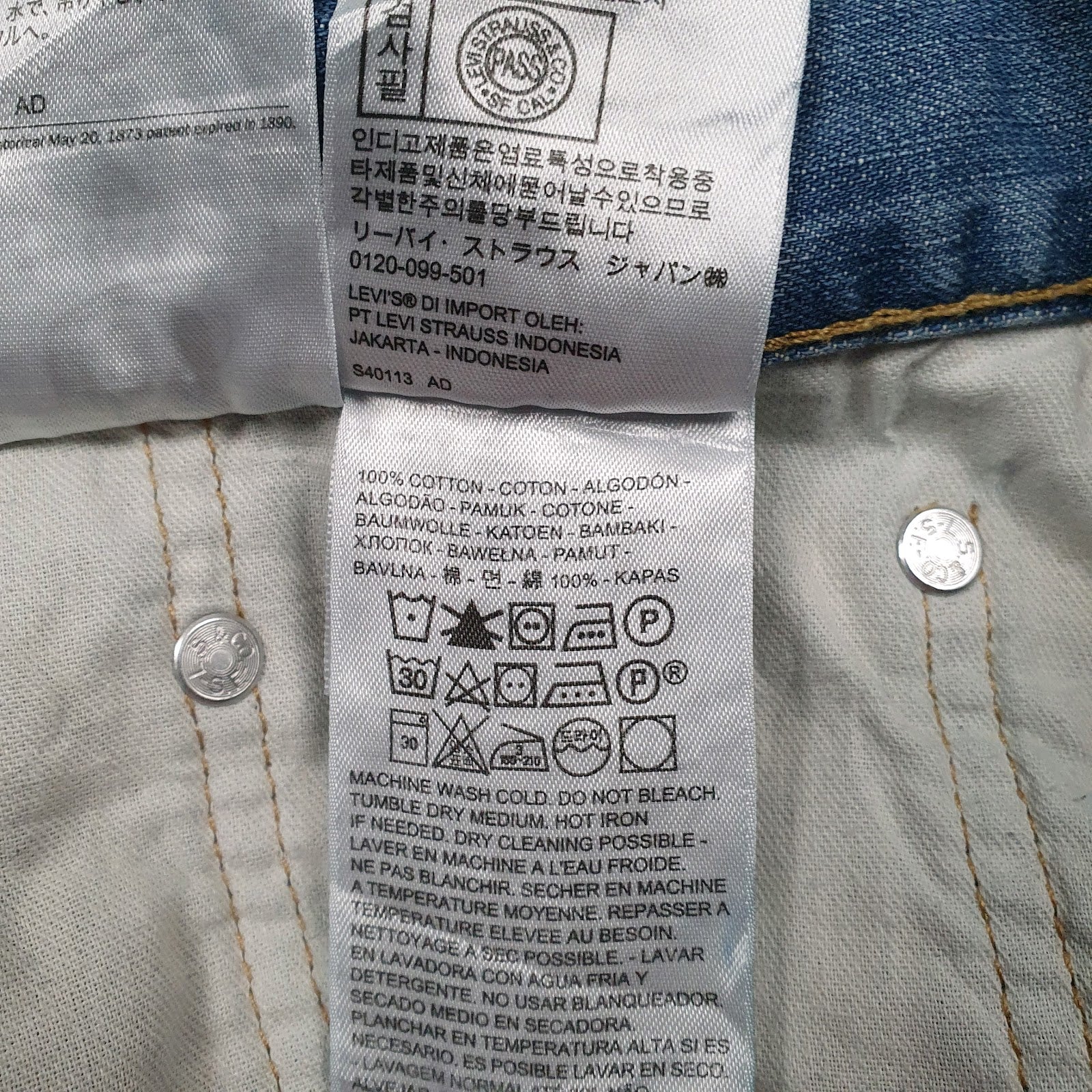 Mens Blue Levis   Jeans