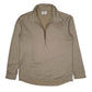 Mens Beige Peckham Inc Military Quarter Zip Jumper